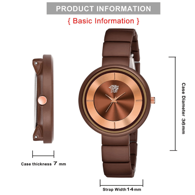 Brown Women Analogue Watch